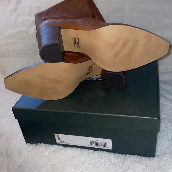 Anthropologie SILENT D INTERNAL Boot in Cognac - Picture 12 of 16